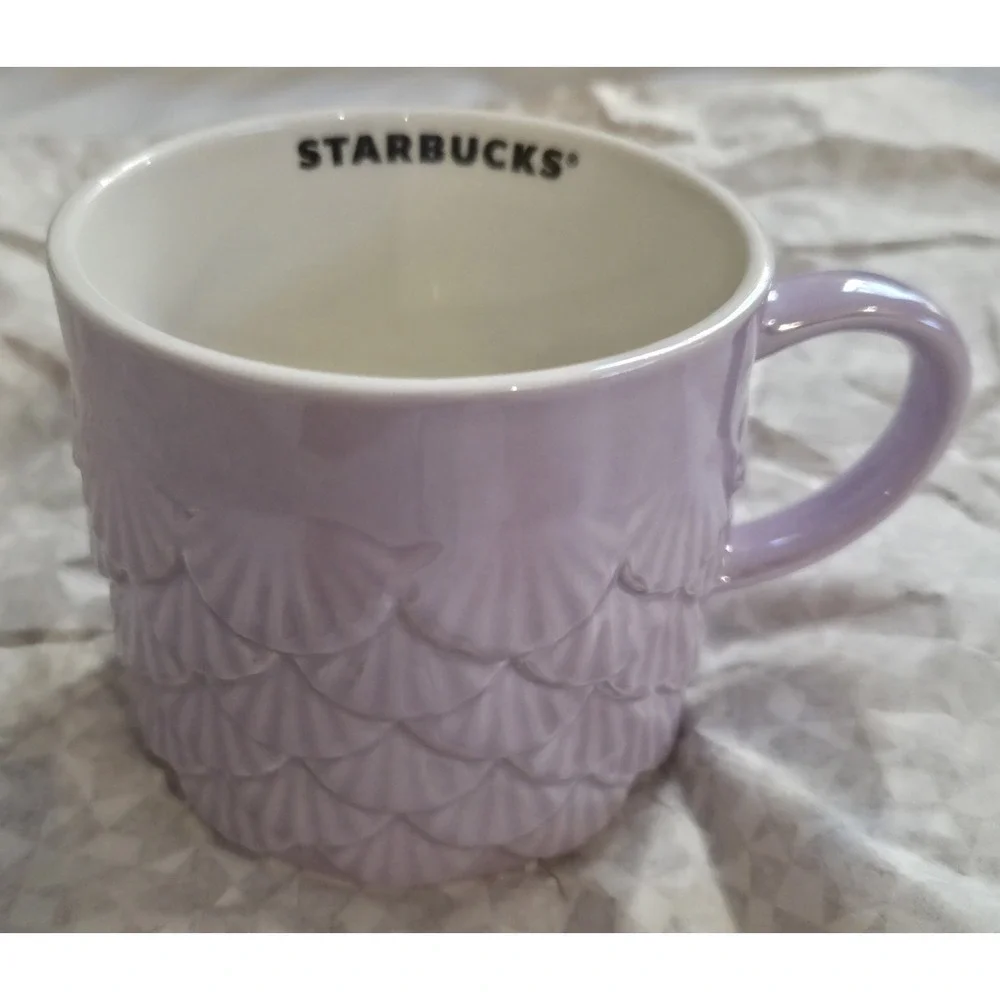 Starbucks Iridescent Mermaid Tail 12oz Coffee/Tea Mug Limited Edition Europe New